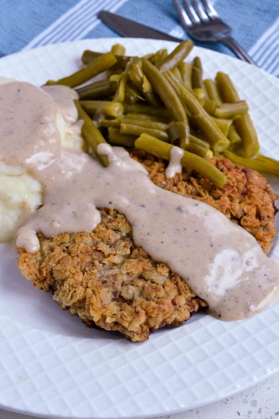 Chicken Fried Steak with Country Gravy Small Town Woman