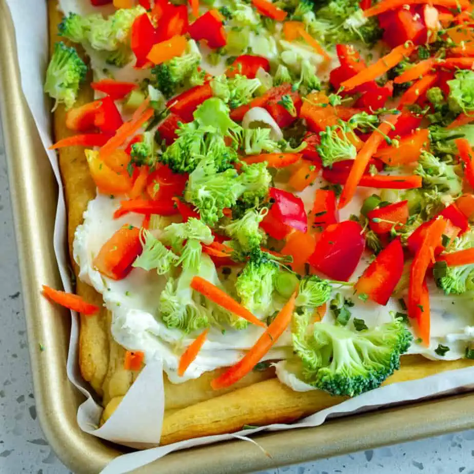 Cold Veggie Pizza