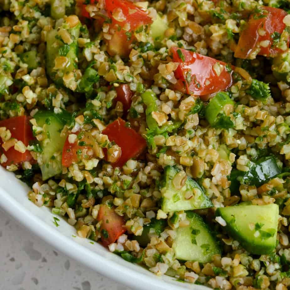 Tabbouleh Salad with fresh herbs