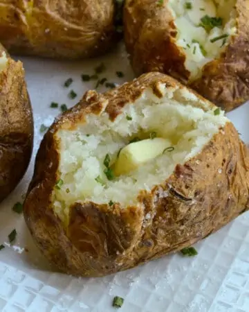 Air Fryer Baked Potatoes