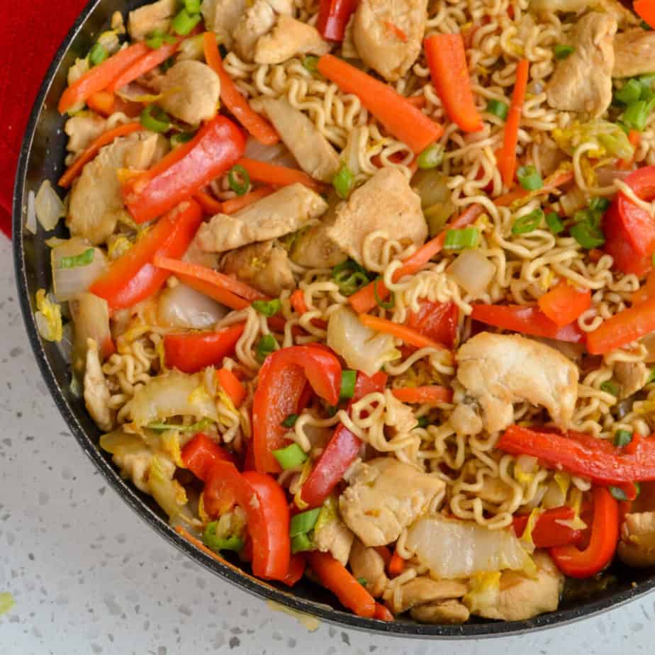 Chicken Yakisoba