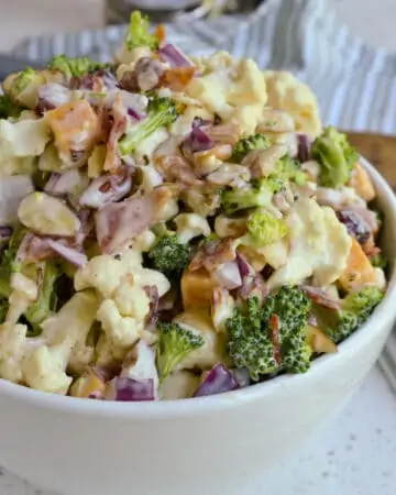 Cauliflower Broccoli Salad