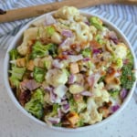 Cauliflower and Broccoli Salad