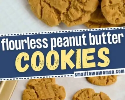 Flourless Peanut Butter Cookies