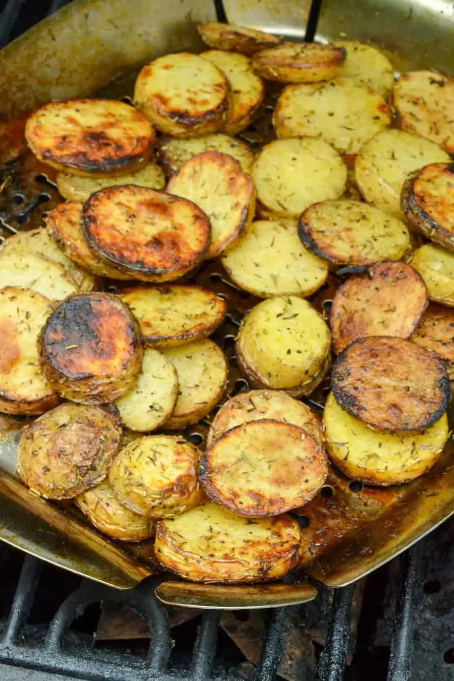 These amazingly delectable easy Grilled Potatoes are made with simple spices, many of which you may already have on hand. 