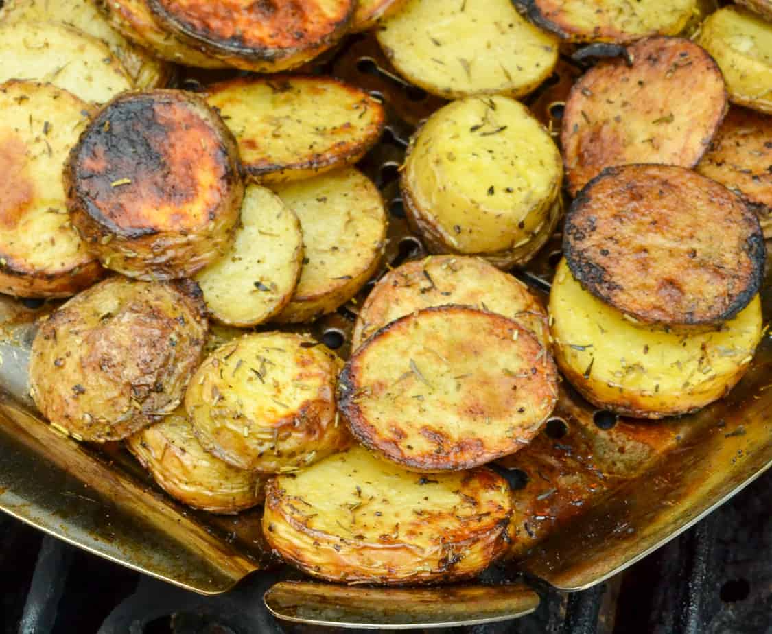 Easy Crispy Oven-Roasted Mini Potatoes - Thyme with Heather