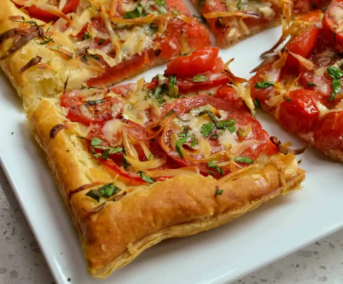 Puff Pastry Tomato Tart