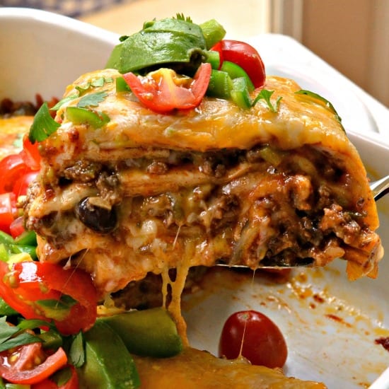 Beef Enchilada Casserole