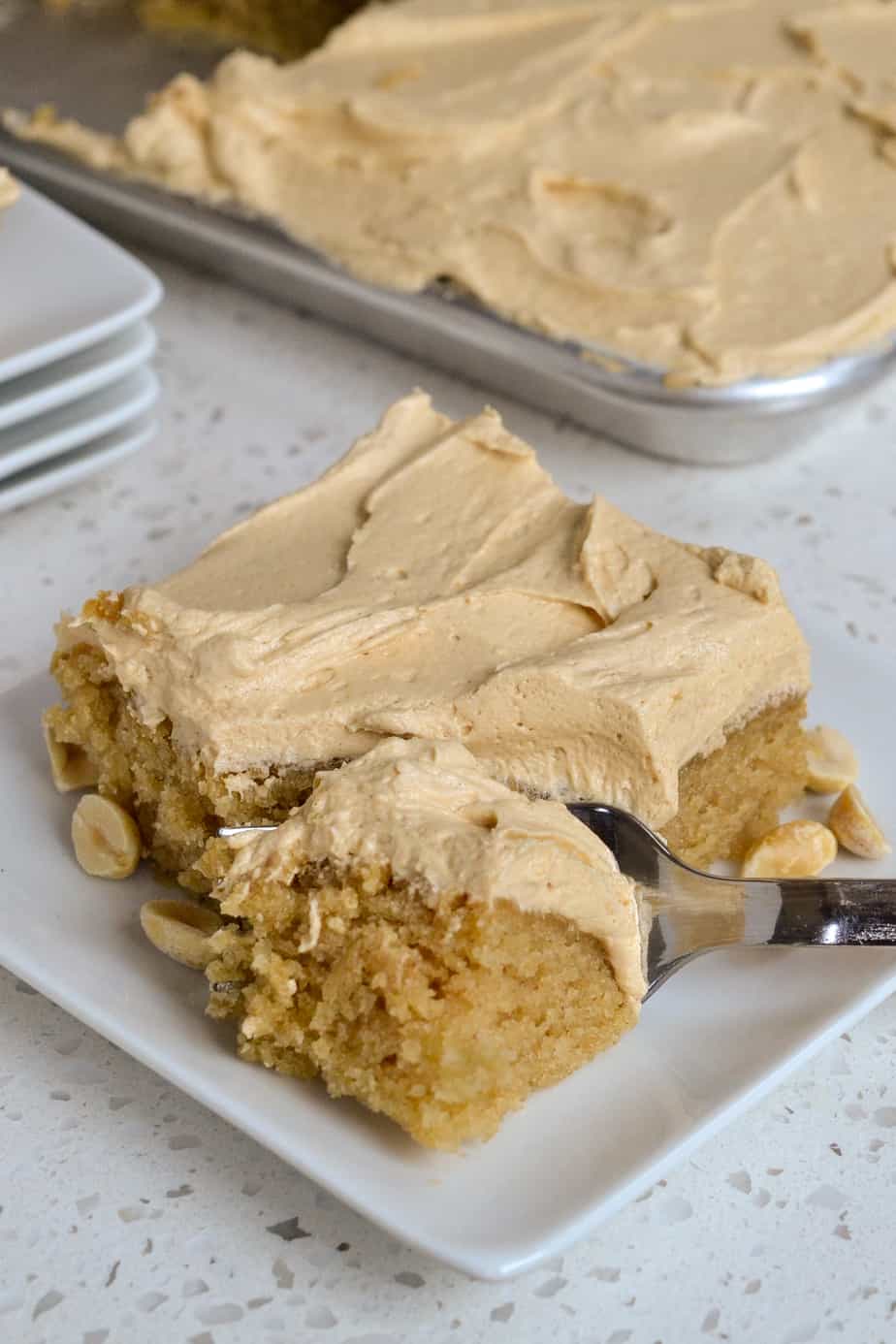 Peanut Butter Cake | Small Town Woman