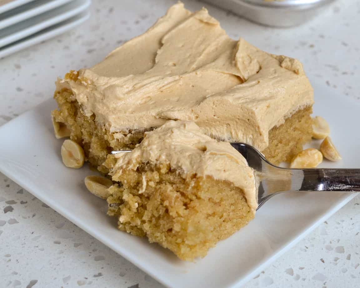 Peanut Butter Cake - Simply Gloria