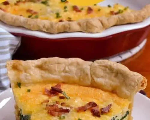 Spinach Bacon Quiche