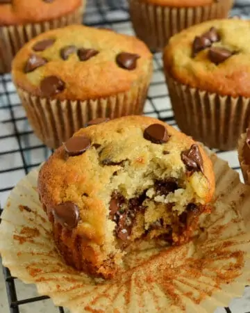 Banana Chocolate Chip Muffins