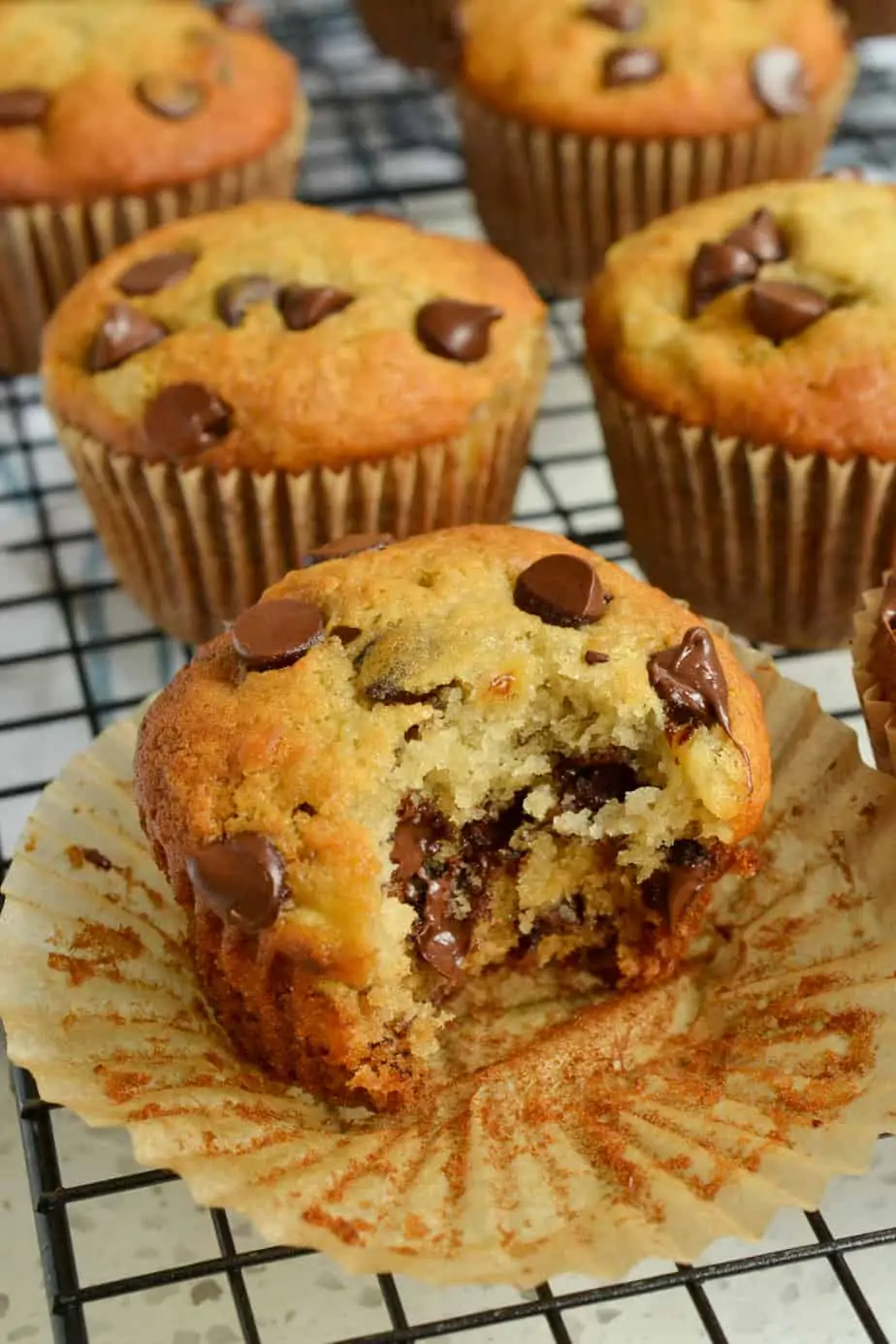 Banana Chocolate Chip Muffins