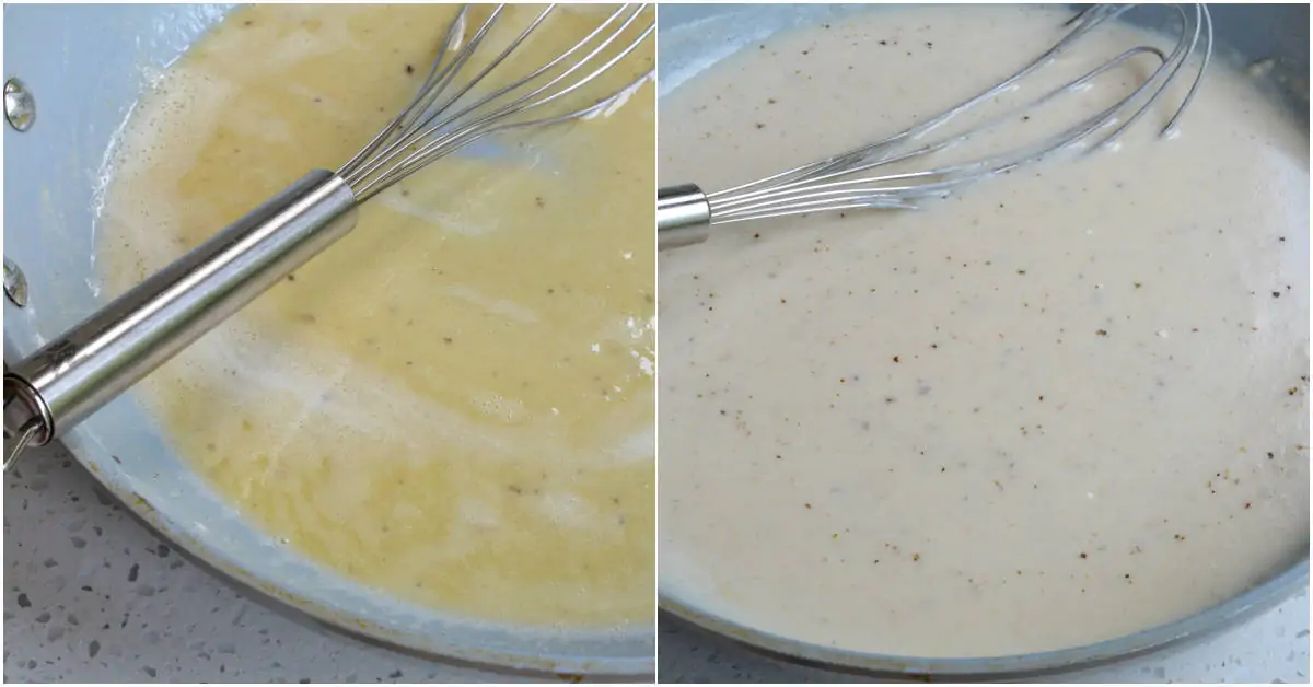 Para hacer salsa country blanca, necesita hacer un roux. 