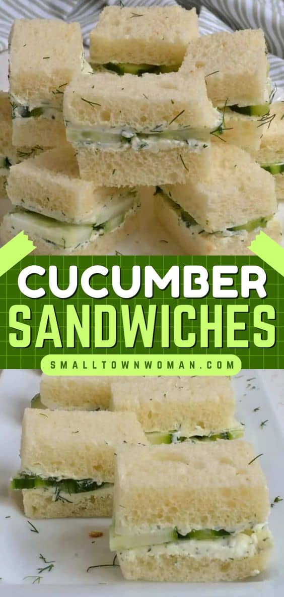 Cucumber Sandwiches Recipe | Small Town Woman