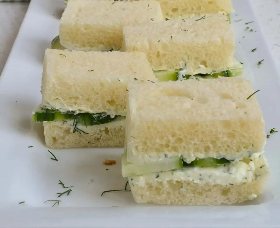Cucumber Finger Sandwiches