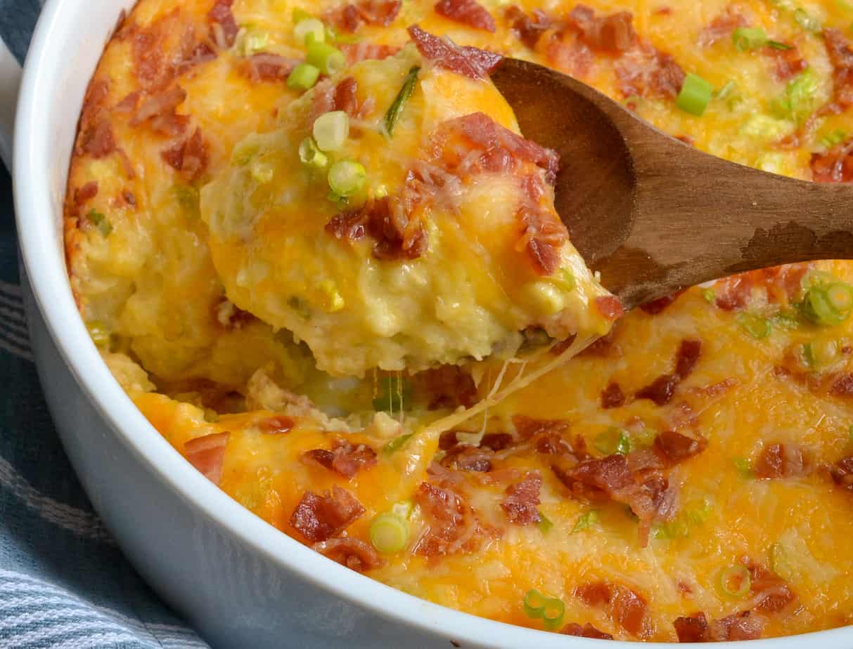 Twice Baked Potato Casserole - Small Town Woman