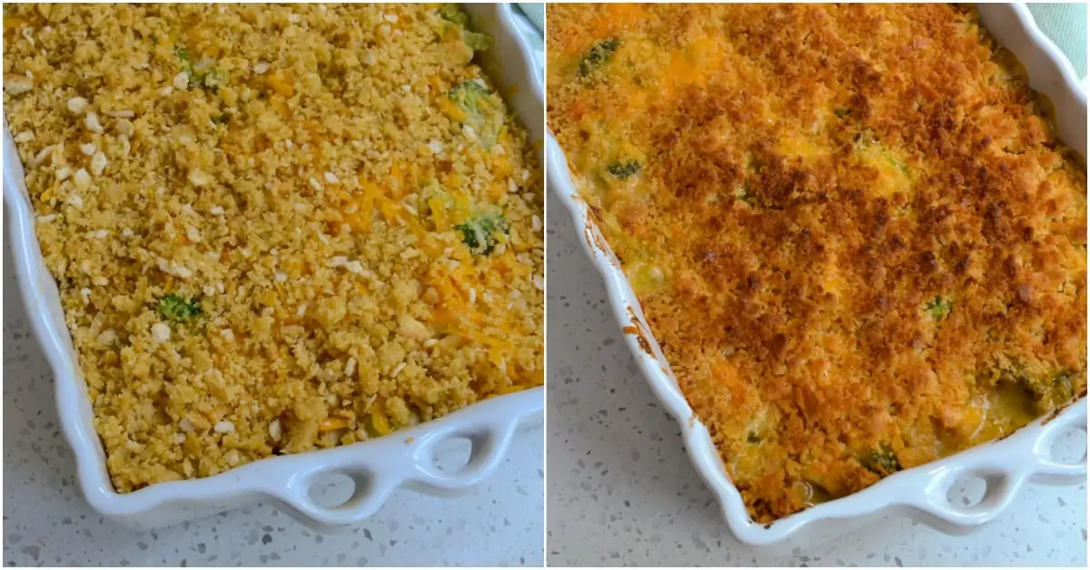 Bake the casserole for 20-25 minutes. 