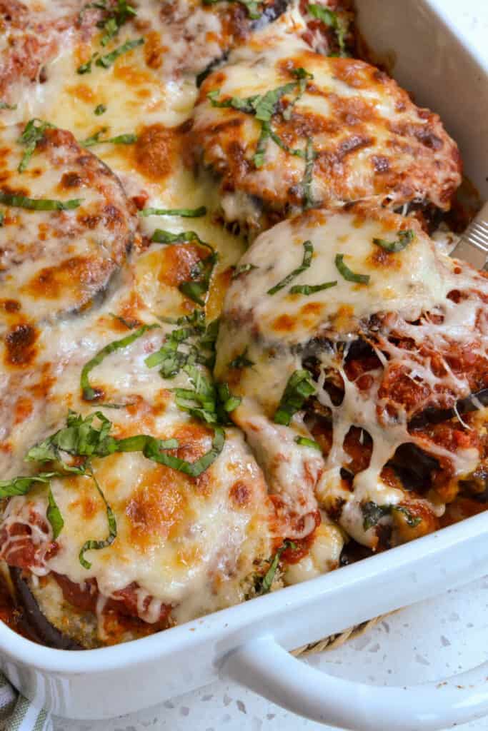 Eggplant Parmesan (Pan Fried or Baked) | Small Town Woman