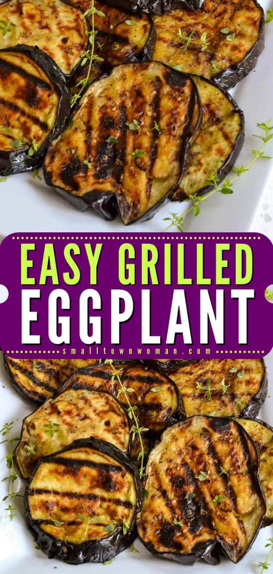 Grilled Eggplant Perfectly Seasoned