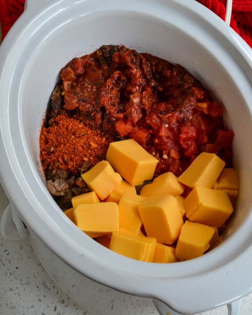 Place everything in the crock pot on high for about 2 hours. 