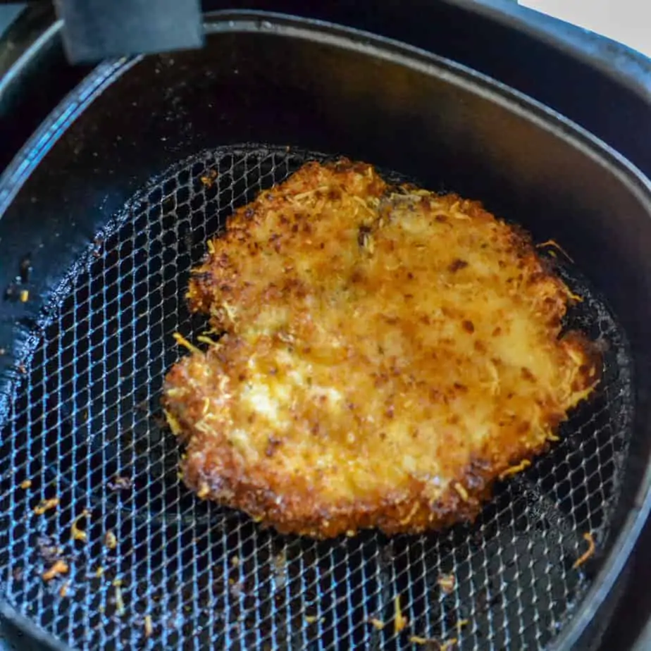 Air fry pork chops in a single layer. 