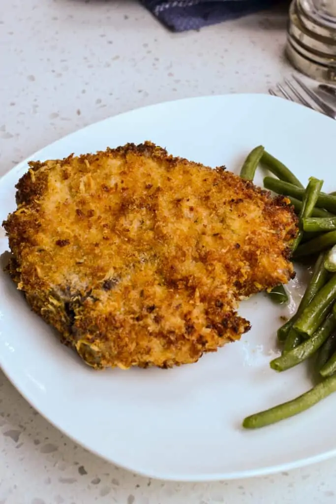 Quick and easy tender and juicy Air Fryer Pork Chops with a crispy panko breadcrumb coating. 