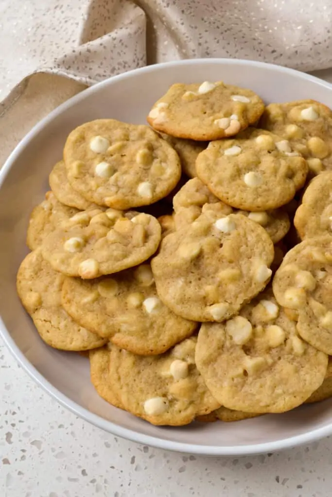 Get your sweet and salty fix with these White Chocolate Macadamia Nut Cookies with crispy edges and chewy centers. 