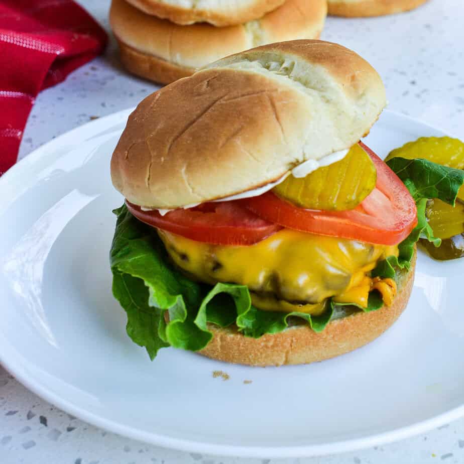 Air Fryer Burgers