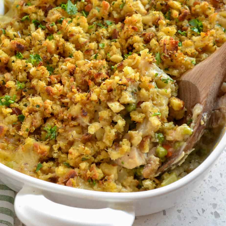 Chicken Stuffing Casserole