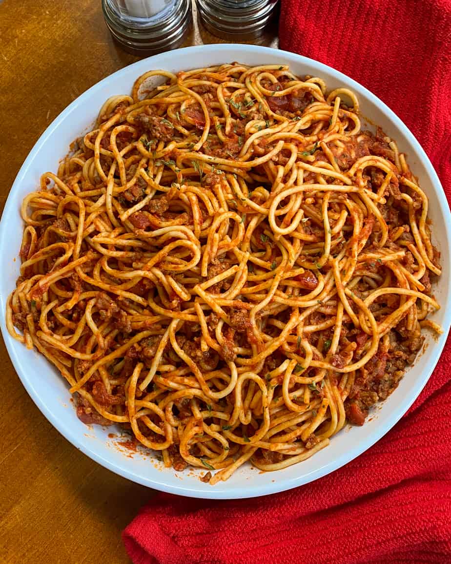 Instant Pot Mini - Spaghetti - Simply Happy Foodie