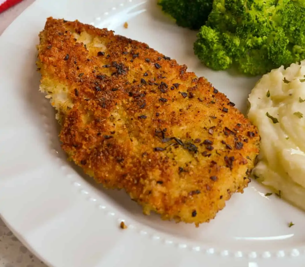 Parmesan crusted chicken