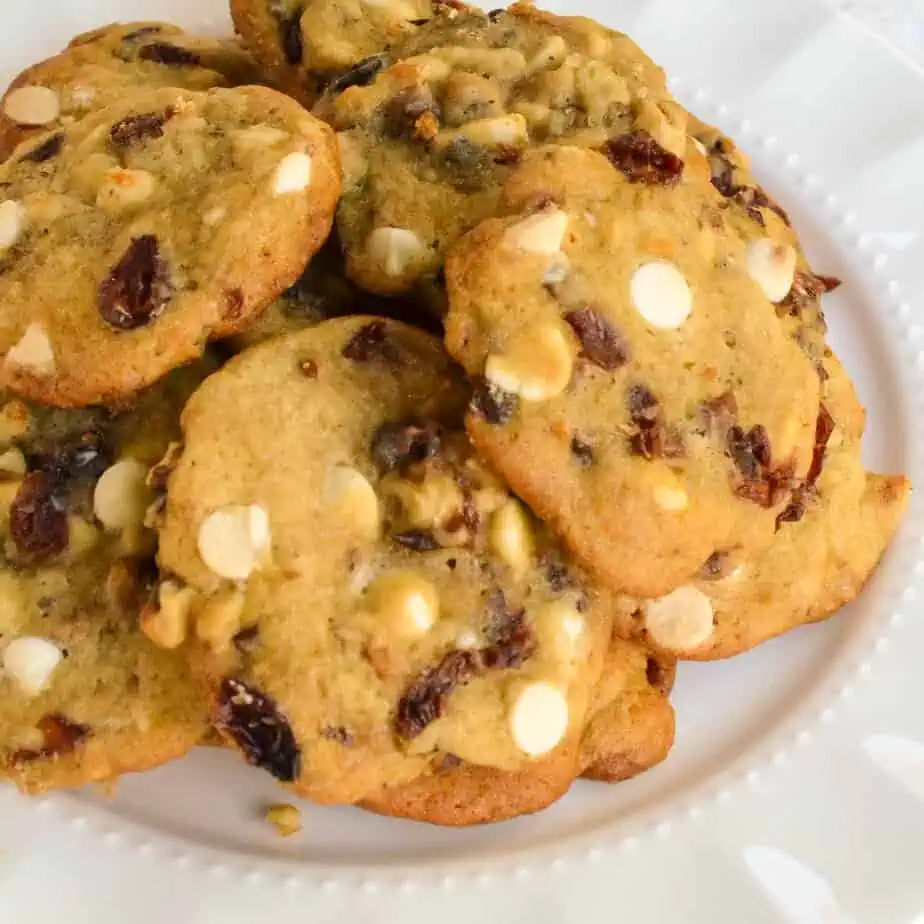 White Chocolate Cranberry Cookies