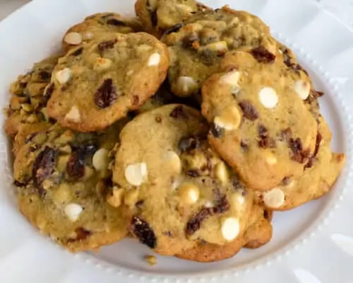 White Chocolate Cranberry Cookies