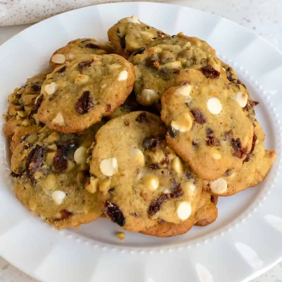 White Chocolate Cranberry Cookies