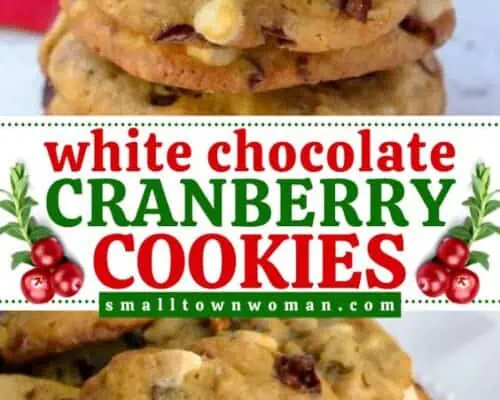 White Chocolate Cranberry Cookies