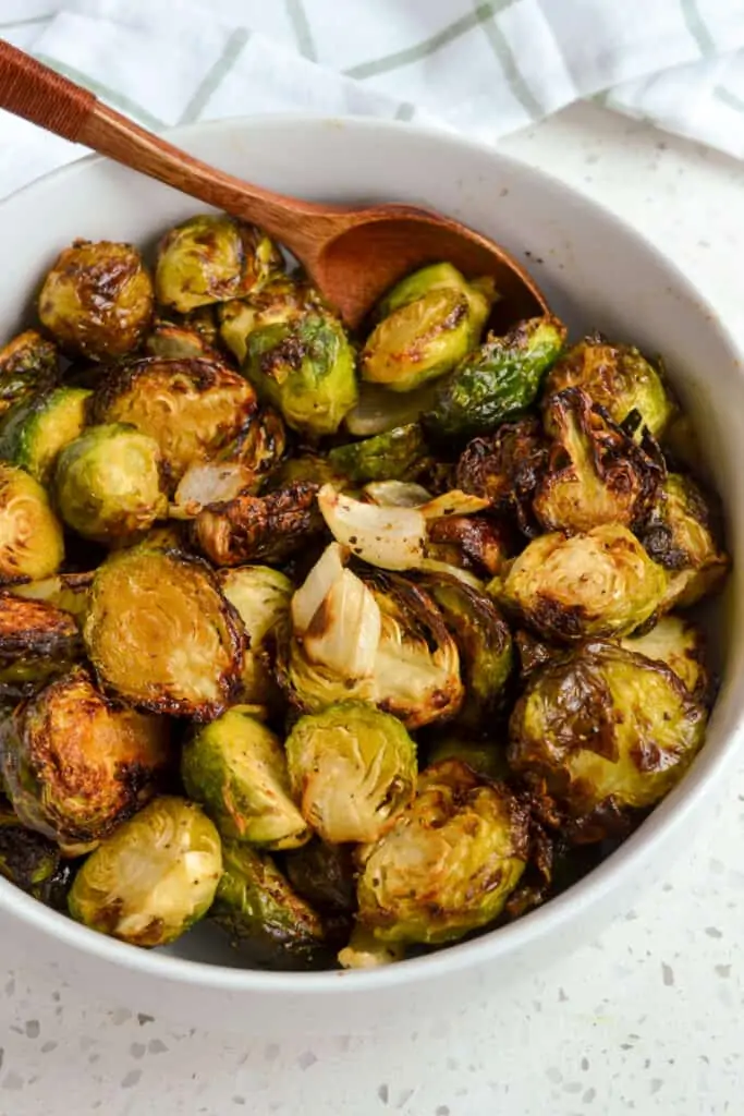 This low-carb, mouthwatering good side dish recipe takes crispy Brussels Sprouts to a whole new tasty high and is one of our favorite vegetables. 