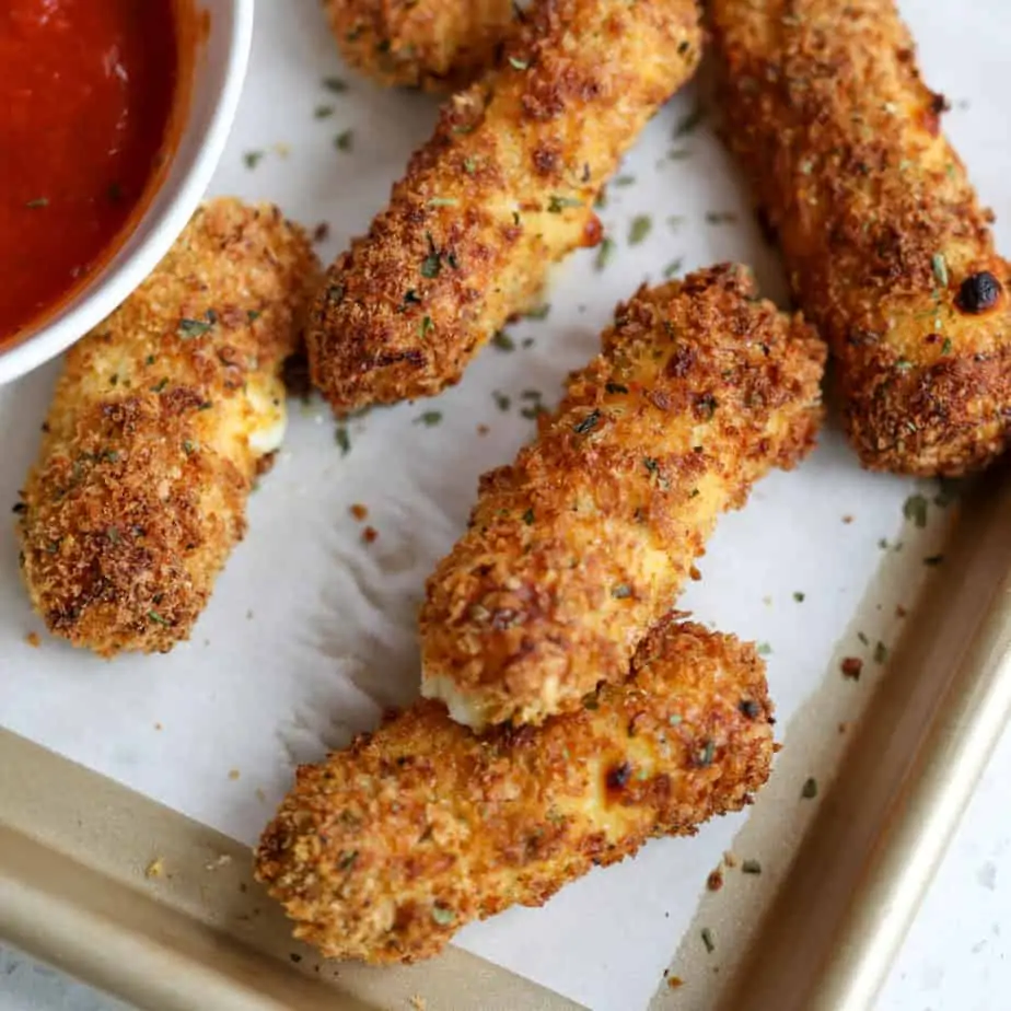 Air Fryer Mozzarella Sticks