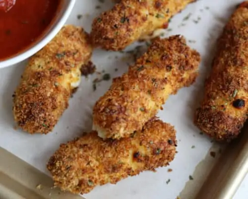 Air Fryer Mozzarella Sticks
