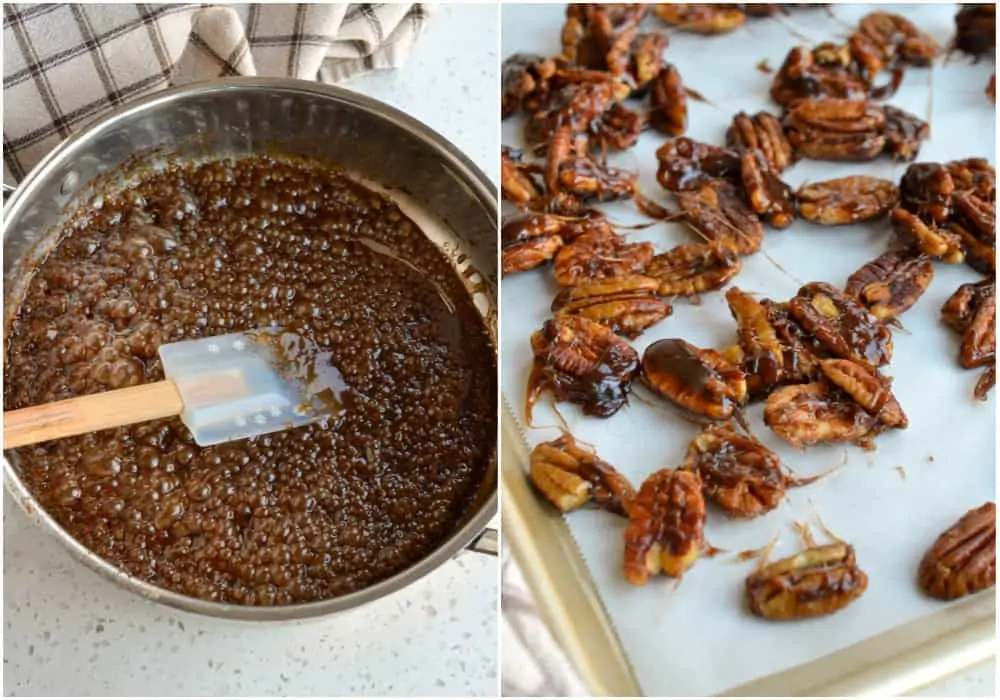 How to make glazed pecans