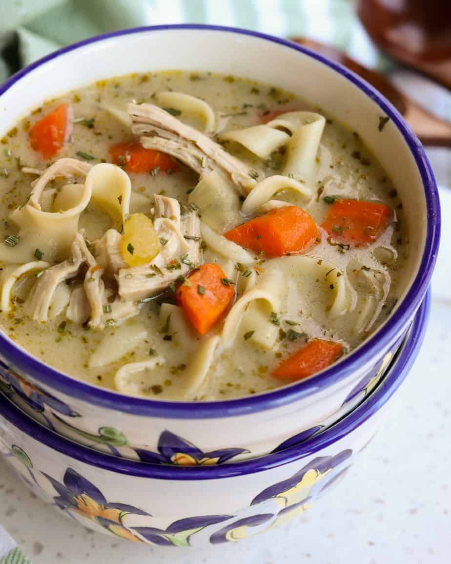 Homemade Turkey Noodle Soup - Spend With Pennies