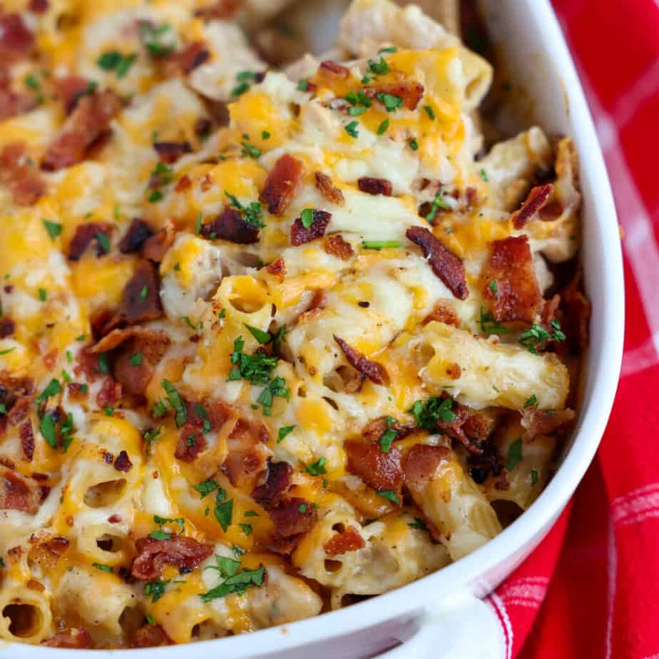 Chicken Bacon Ranch Casserole