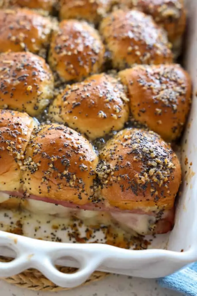 Hot Hawaiian Ham and Cheese Sliders