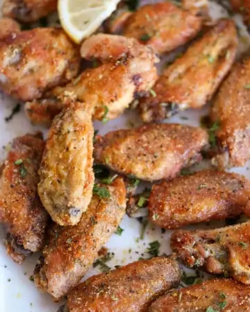 Lemon Pepper Chicken Wings