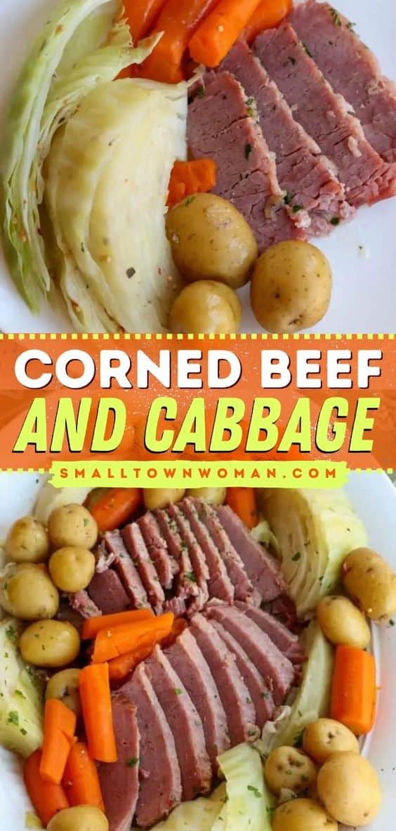 Corned Beef and Cabbage Recipe | Small Town Woman