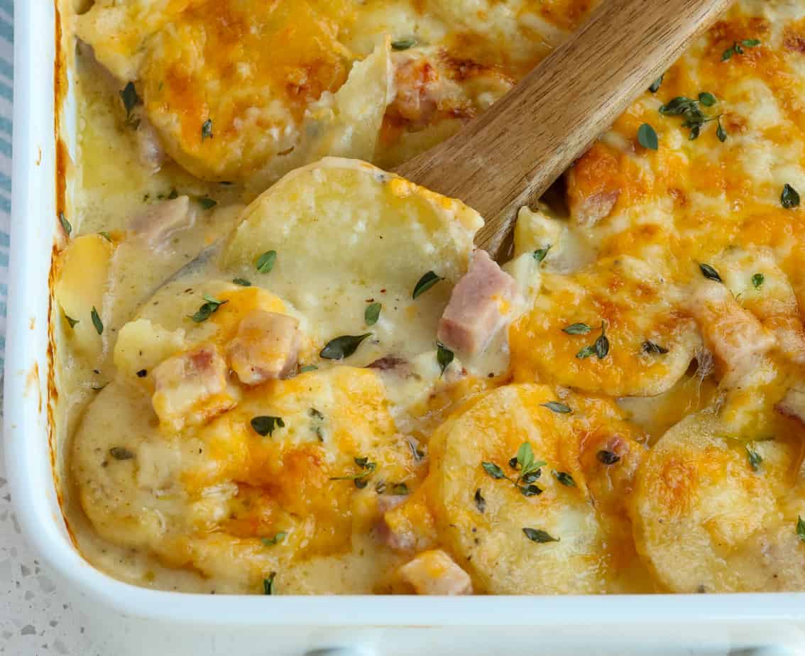 Scalloped Potatoes and Ham Small Town Woman