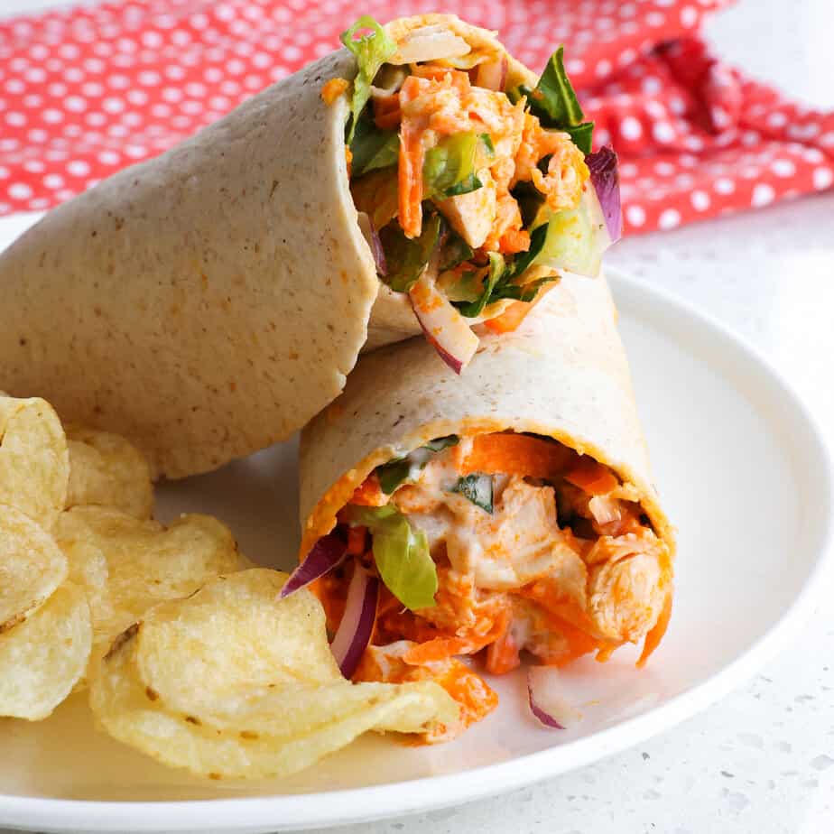 Buffalo Chicken Wrap - Small Town Woman