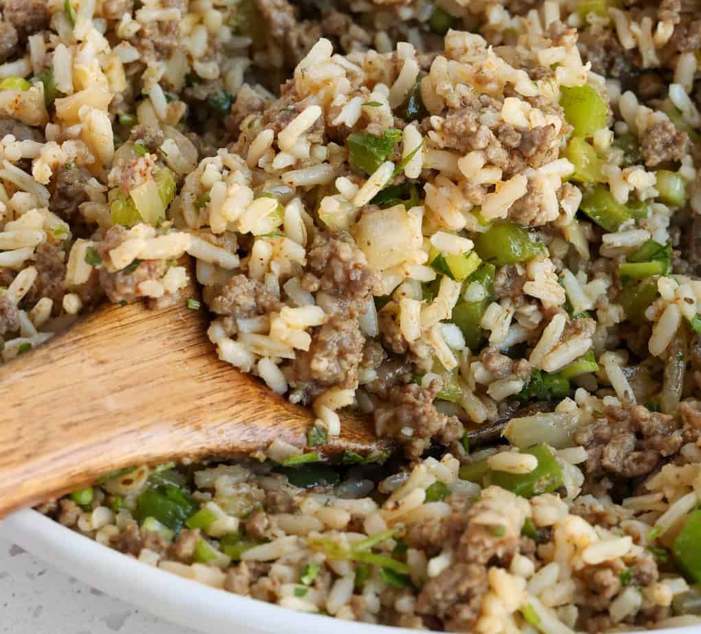 Cajun Dirty Rice - Stay Fit Mom