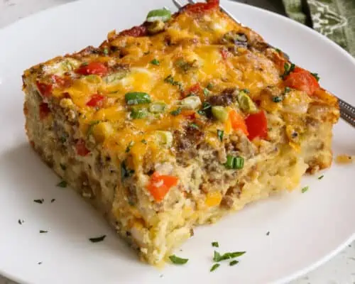 Hashbrown Breakfast Casserole - Small Town Woman