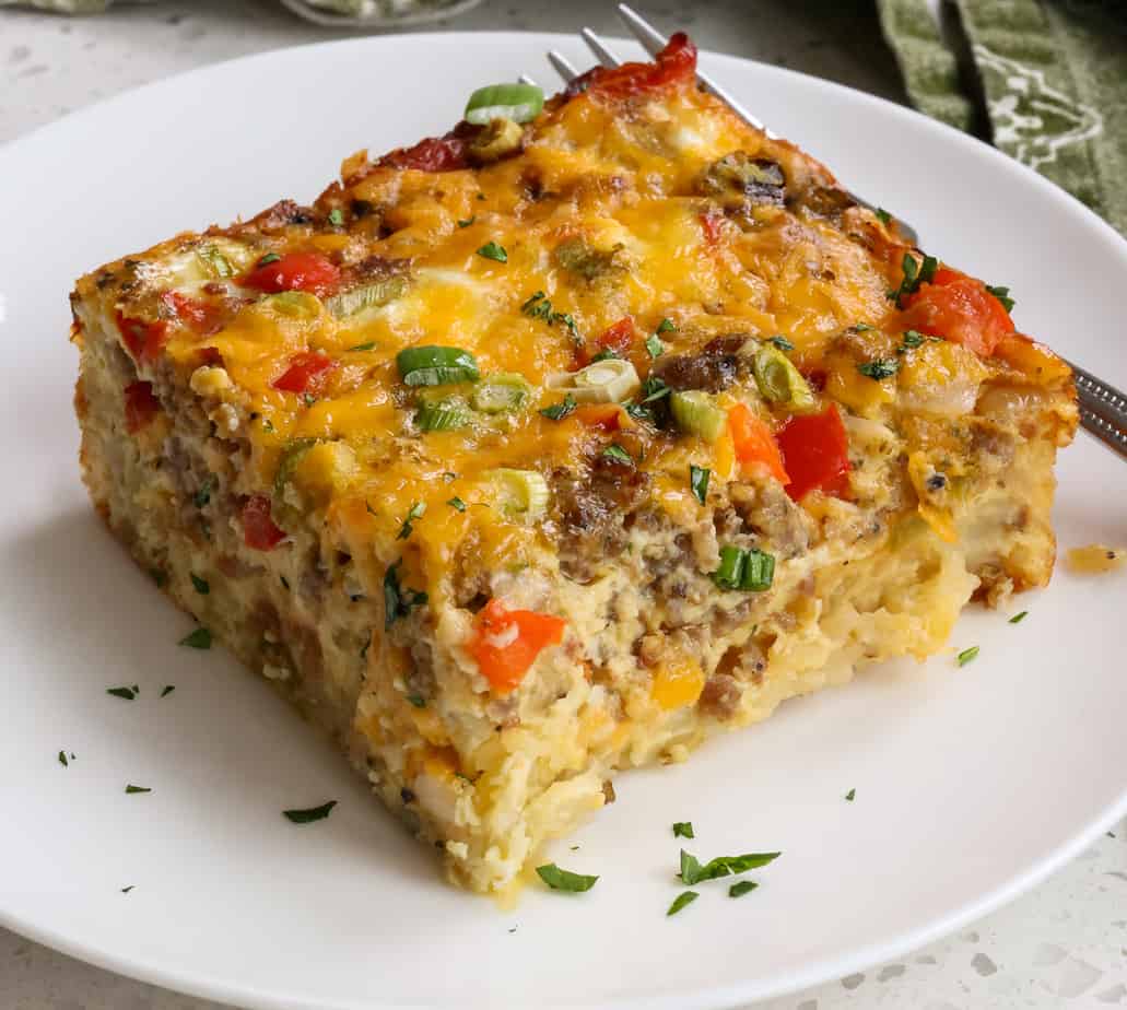 Egg Sausage Potato Casserole